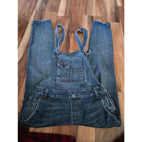 Free People Overalls Brandy Wash 26 - Picture 3 of 4
